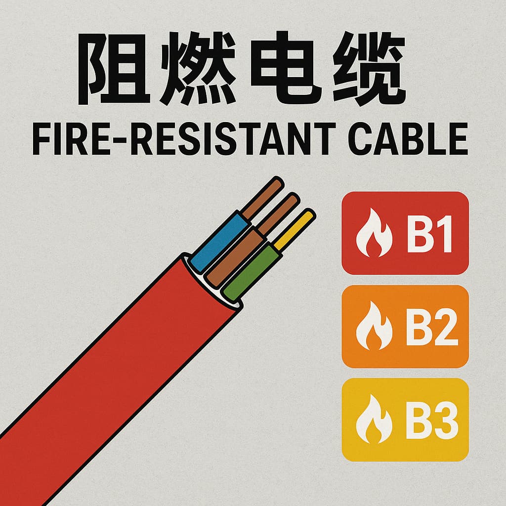 什么是阻燃电缆？B1、B2、B3级的区别你相识吗？