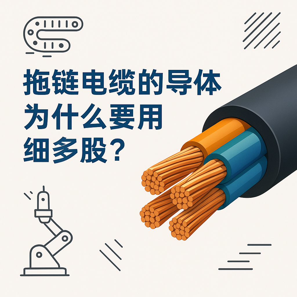 拖链电缆的导体为什么要用细多股？