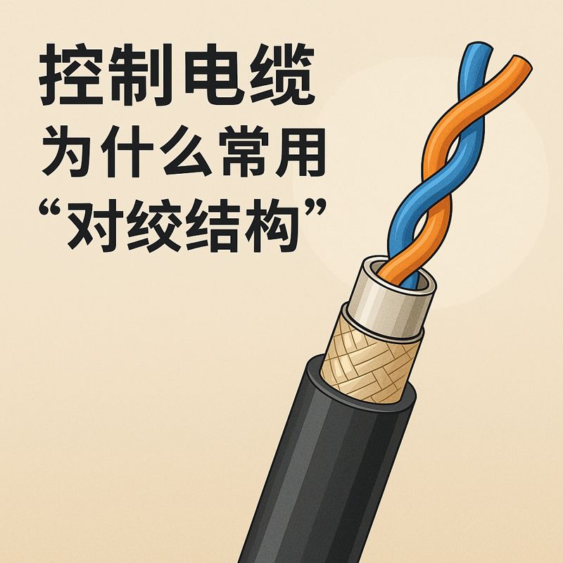 节造电缆为什么常用“对绞结构”？